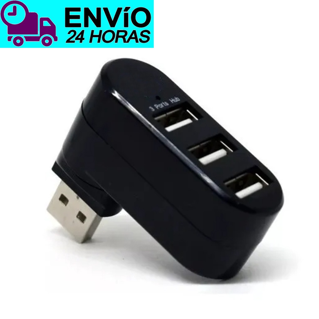 Mini Hub 3 Portas 2.0 USB Giratório Multiplicador de Porta | Shopee Brasil
