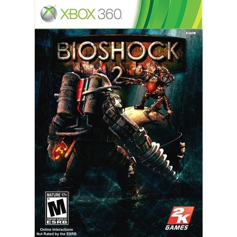 Xbox 360 bioshock console jogo de vídeo na caixa de metal (jogo