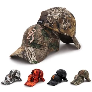 Camuflagem Chapéu De Velcro Patches Browning Camo Dos Homens Do Exército Militar Tático Bonés De Beisebol Para Esportes