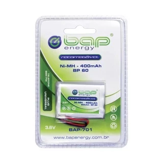 Bateria Para Telefone Sem Fio 3,6v Aaa 400mah Com 3 Fios