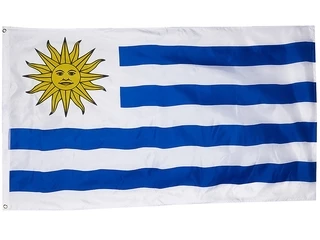 Bandeira do Uruguai 145cm x 90cm da Marca Minha Bandeira - Dupla Face