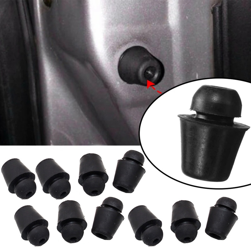 WIN 10 Unidades De Borracha Preta Para Porta De-Choque De Carro ...