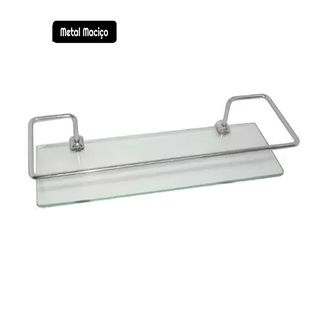 Porta Shampoo Ou Prateleira Vidro P/ Banheiro Ou Cozinha Reto Cód. 801