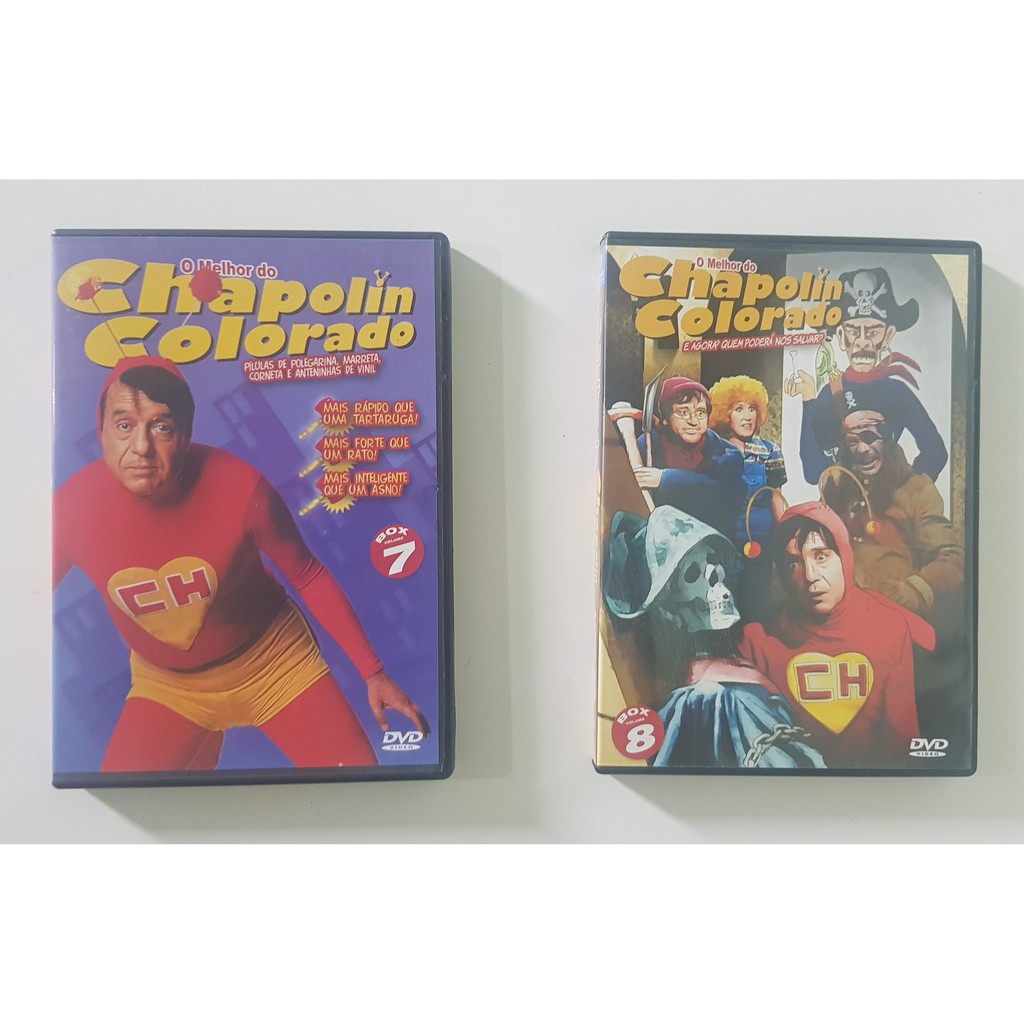 Dvds Chapolin Colorado Volumes 7 e 8 ORIGINAIS | Shopee Brasil