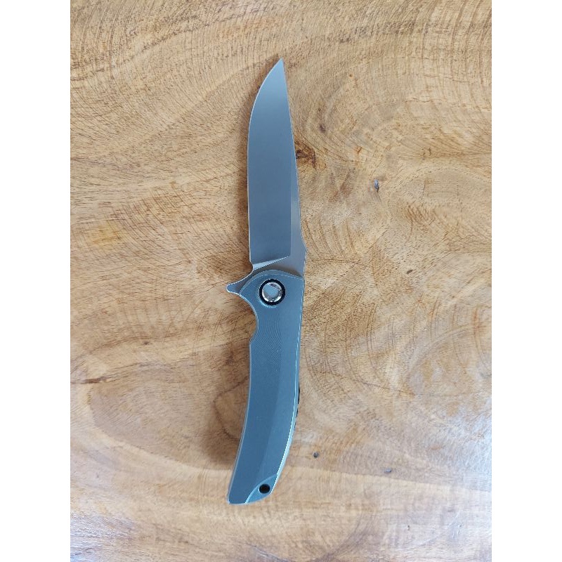canivete overkill - aço D2 - frame lock - empunhadura em titânio ...
