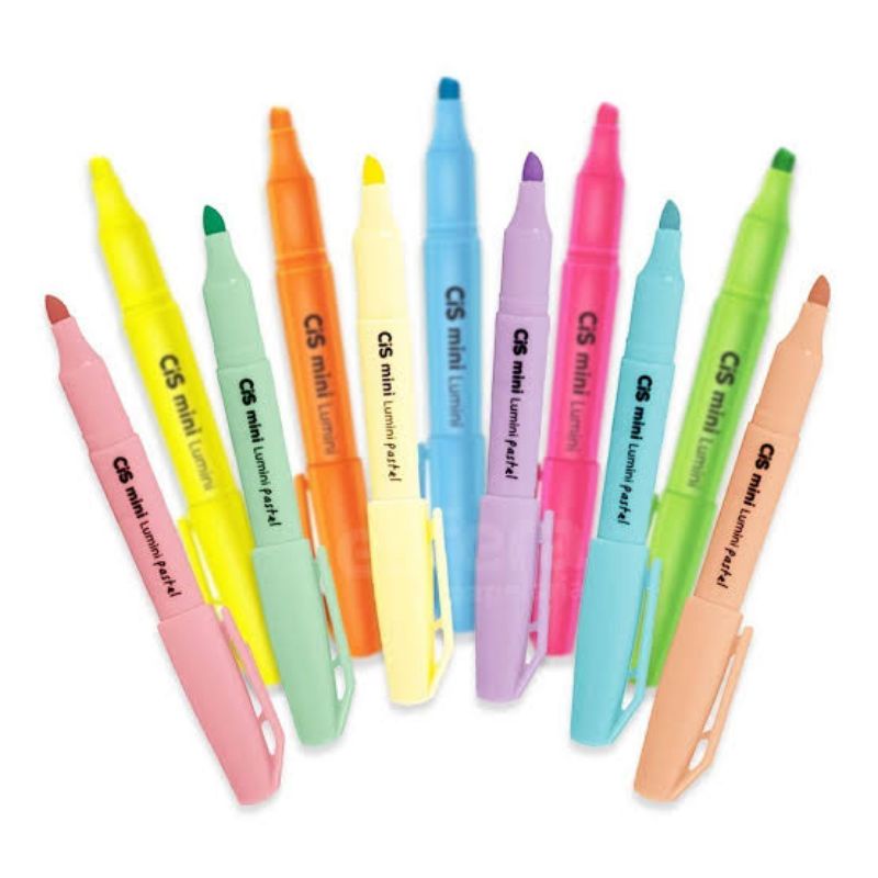 Marca Texto Cis Lumini Pastel Shopee Brasil