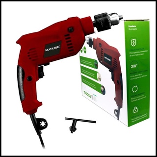 Furadeira Elétrica De Impacto E Parafusadeira Multilaser Ho034 2800rpm 600w Vermelho 220v