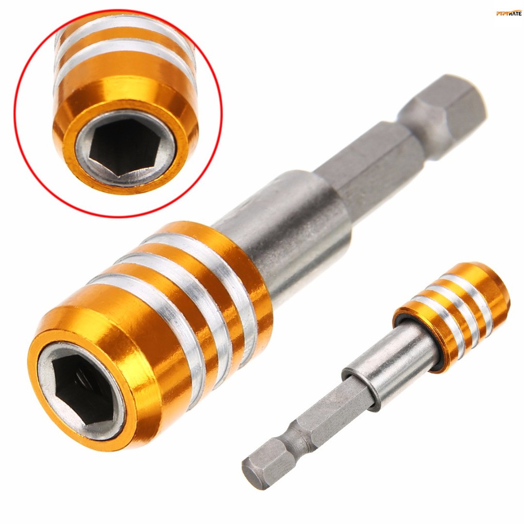 1 Pc Quick Release Titular Bit Chave De Fenda Magnética 1 / 4 "Hex Broca Haste 60mm