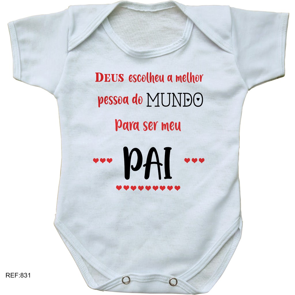 Body Bebê Personalizado com Logo/Arte - Meu Mundo Personalizado