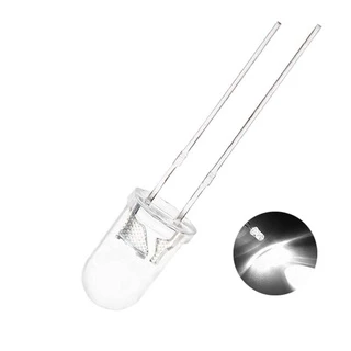 Kit 50 Unidades LED Alto Brilho 5mm [BRANCO]