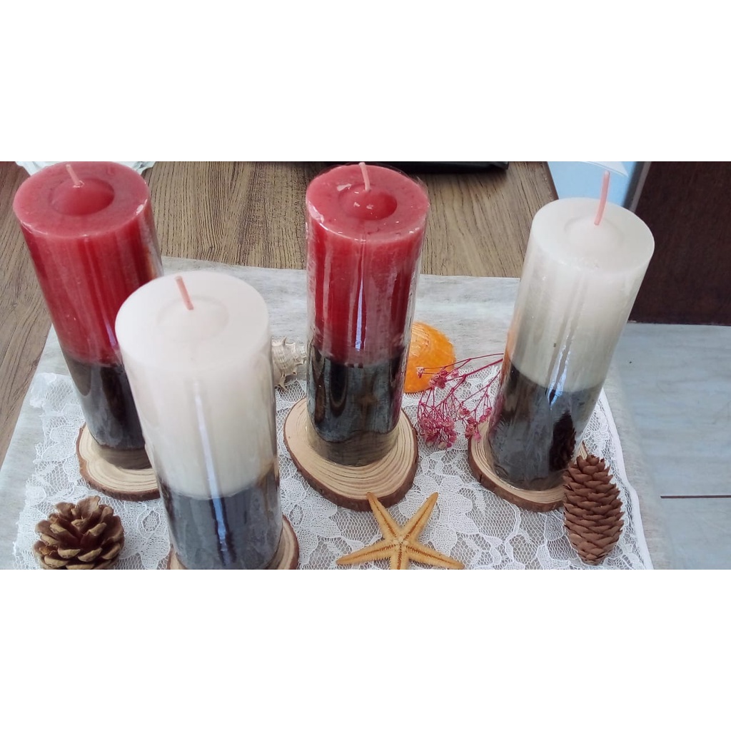 Vela Votiva De Dias Bicolor Shopee Brasil