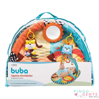 Tapete De Atividades Bichinhos Divertidos Com Chocalho Buba