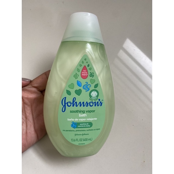 Soothing Vapor Bath Johnson’s Baby 400ml Shopee Brasil