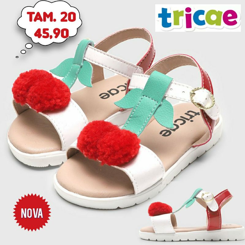 Sandalia best sale infantil tricae