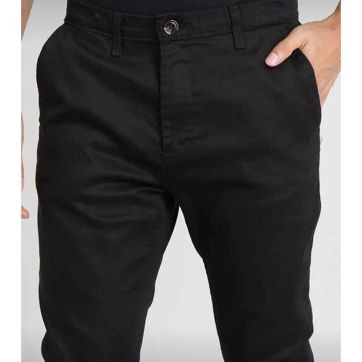 Calça sarja best sale bolso faca masculina