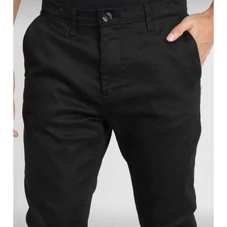 Calca masculina skine preta , sarja bolso faca