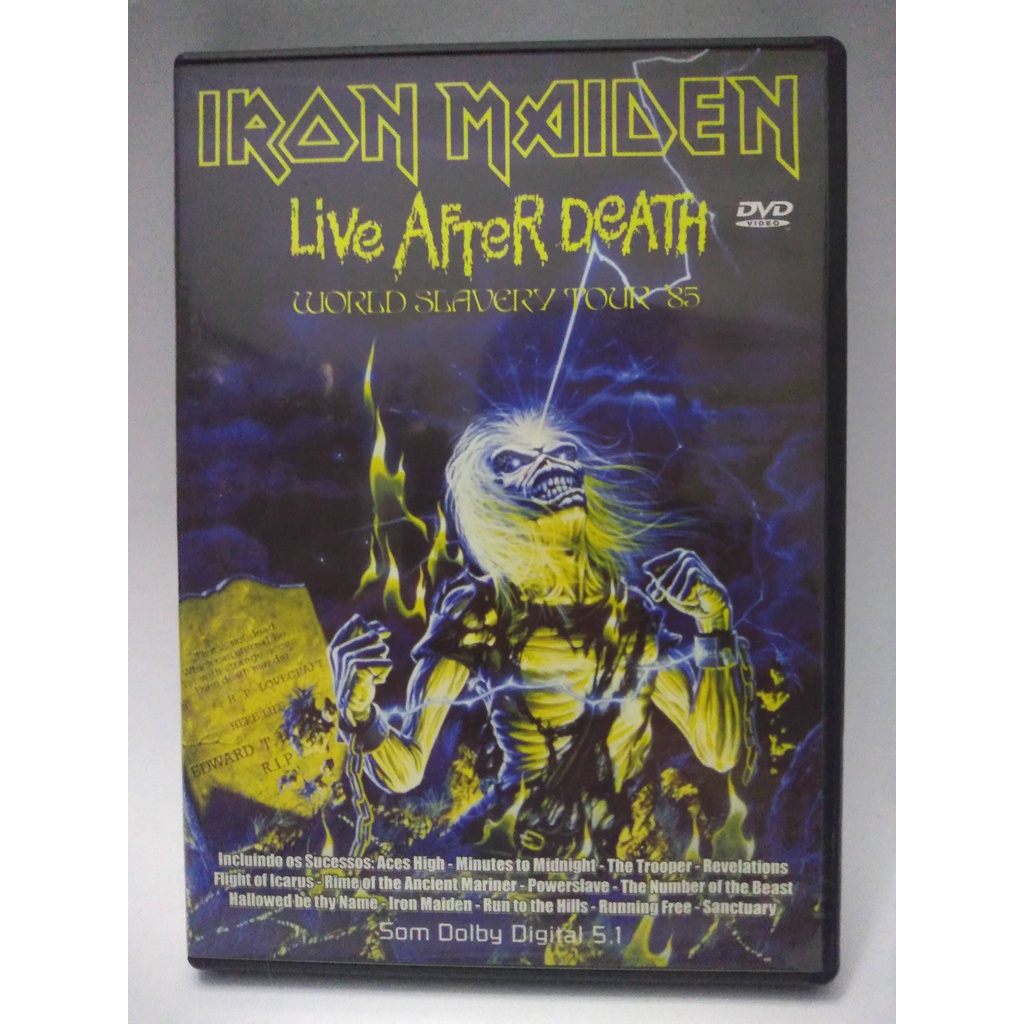DVD Iron Maiden - Live After Death - World Slavery Tour '85