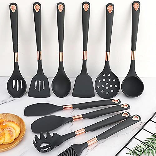 Jogo de Utensílios de Cozinha Le Mans in 2023  Silicone kitchen utensils,  Kitchen utensil set, Silicon utensils