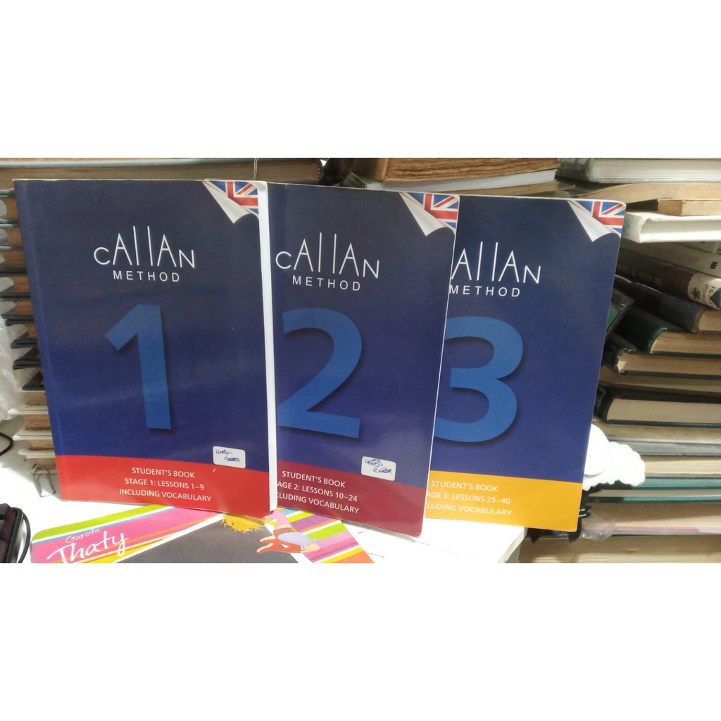 Lote de 3 Livros: Method Callan - Student's Book | Shopee Brasil