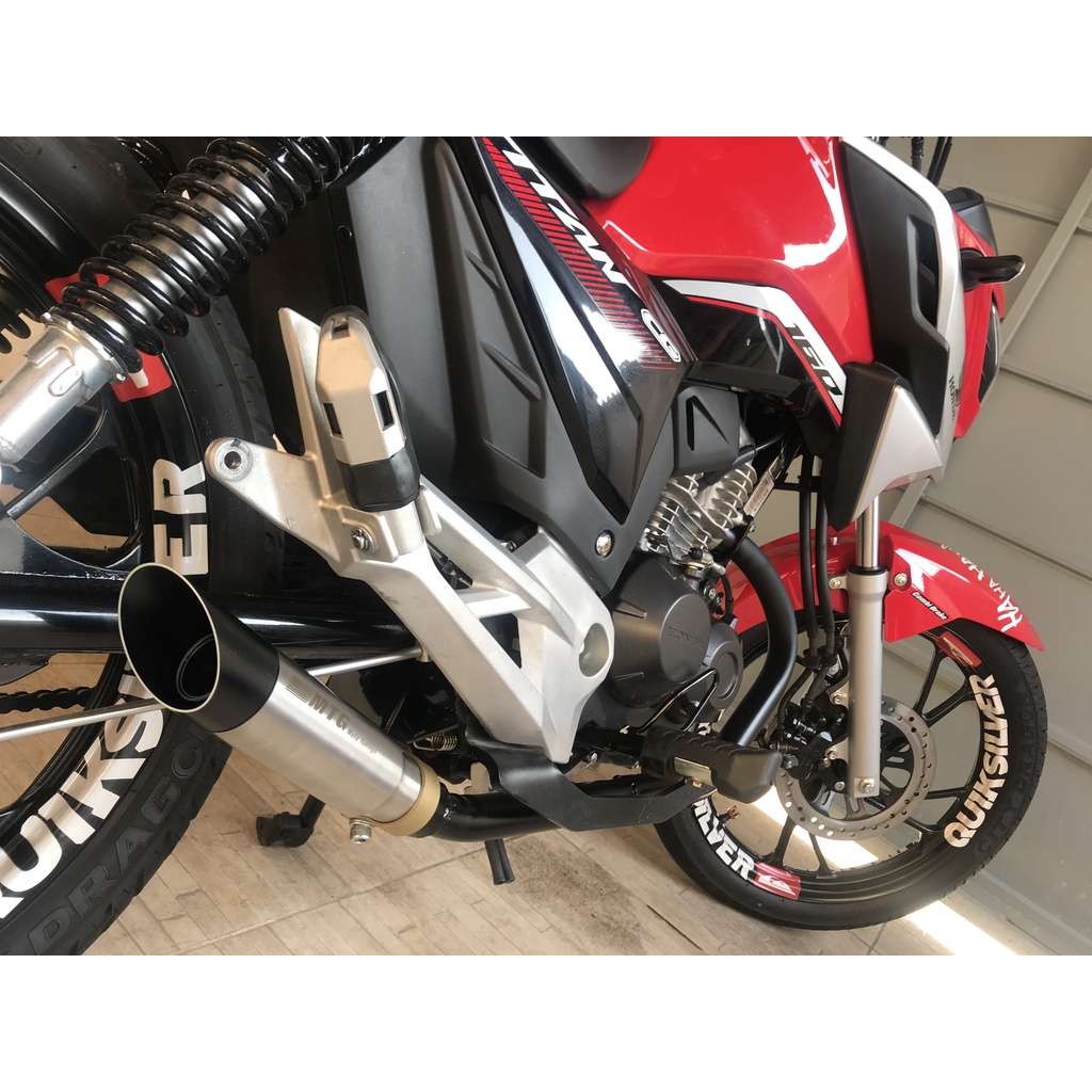 Escapamento Esportivo Nova titan 160 CG Fan 160 Start 160 2016 a 2022 2023