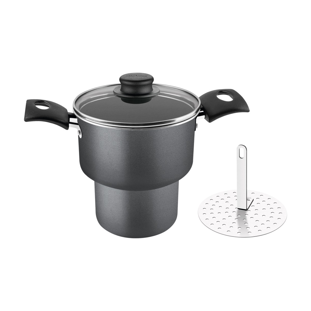 Cuscuzeira Tramontina Turim Alumínio Starflon Chumbo 14cm