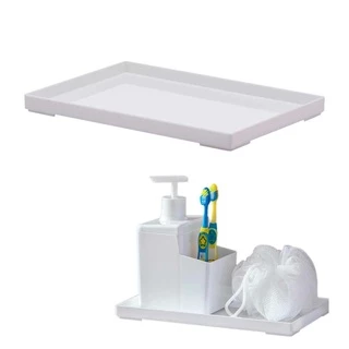 Bandeja Organizador Branco 25X17X2cm Paramount Para Banheiro Cozinha Escritório