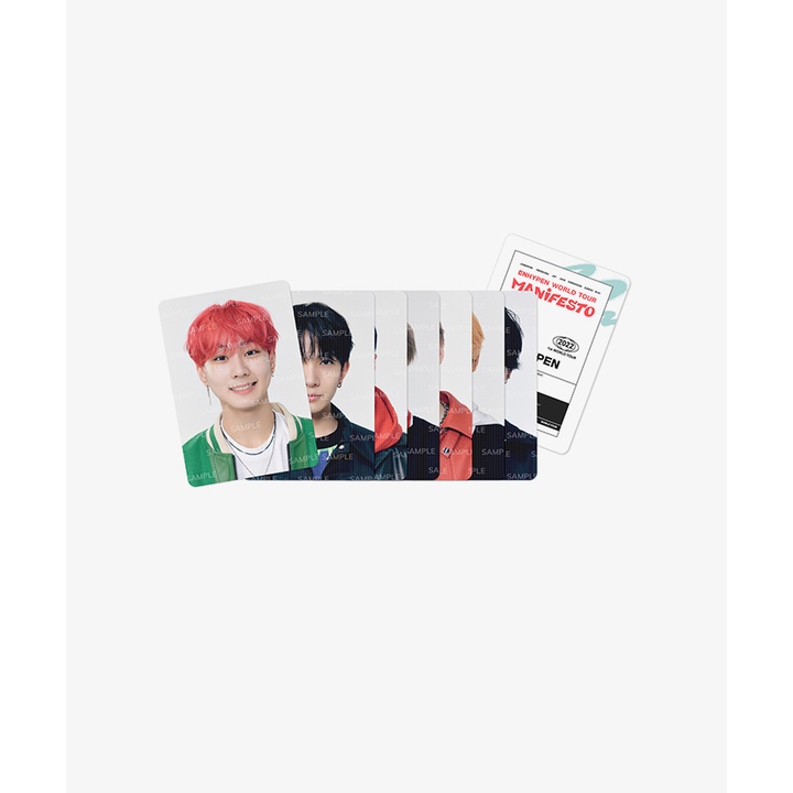 ENHYPEN World Tour MANIFESTO ( Trading Card / Lenticular Photo Set
