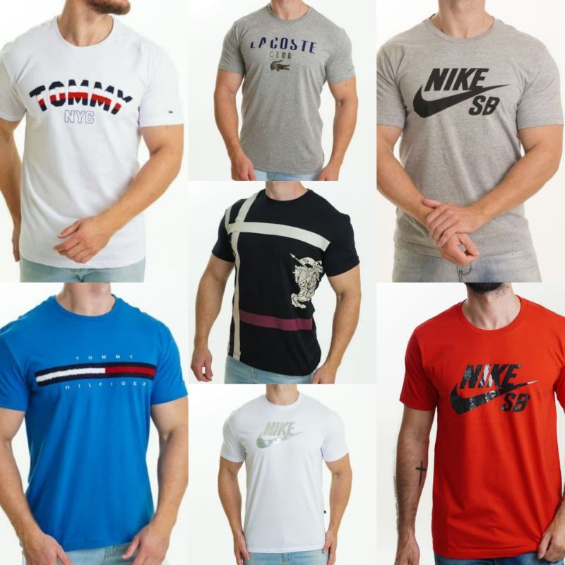 Marcas famosas store de camisetas masculinas