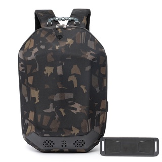 Mochila Cavalera C/ Caixa De Som Usb Masculina Camuflada