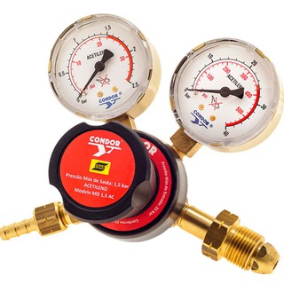 REGULADOR P/ GAS ACETILENO MD 1,5 AC - CONDOR