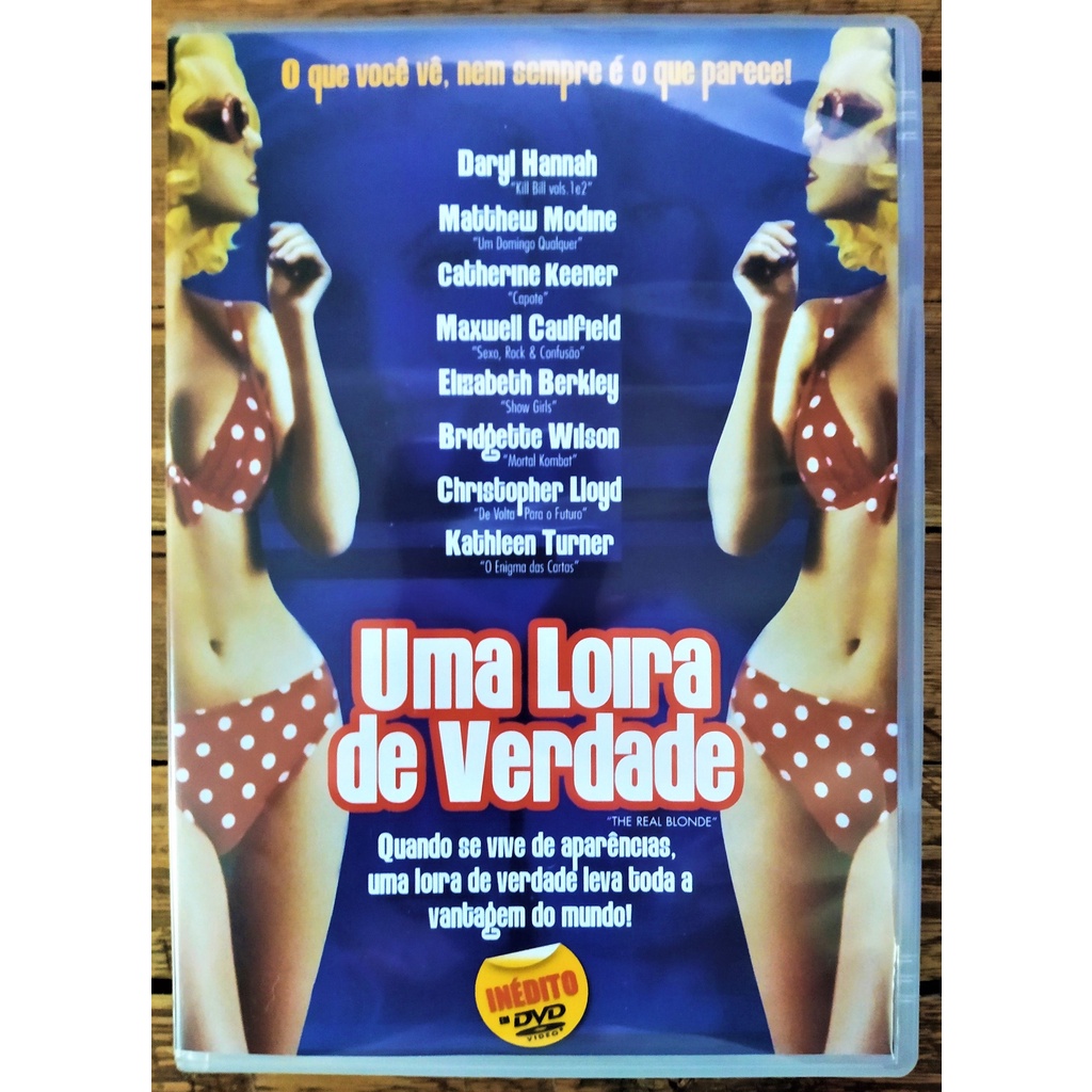 Dvd Original - Uma Loira De Verdade - Dublado - Filme - Colecionador |  Shopee Brasil