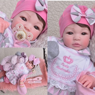 Boneca Bebê Reborn Silicone Tatá Menina Pagão Roupinha Rosa - ShopJJ -  Brinquedos, Bebe Reborn e Utilidades