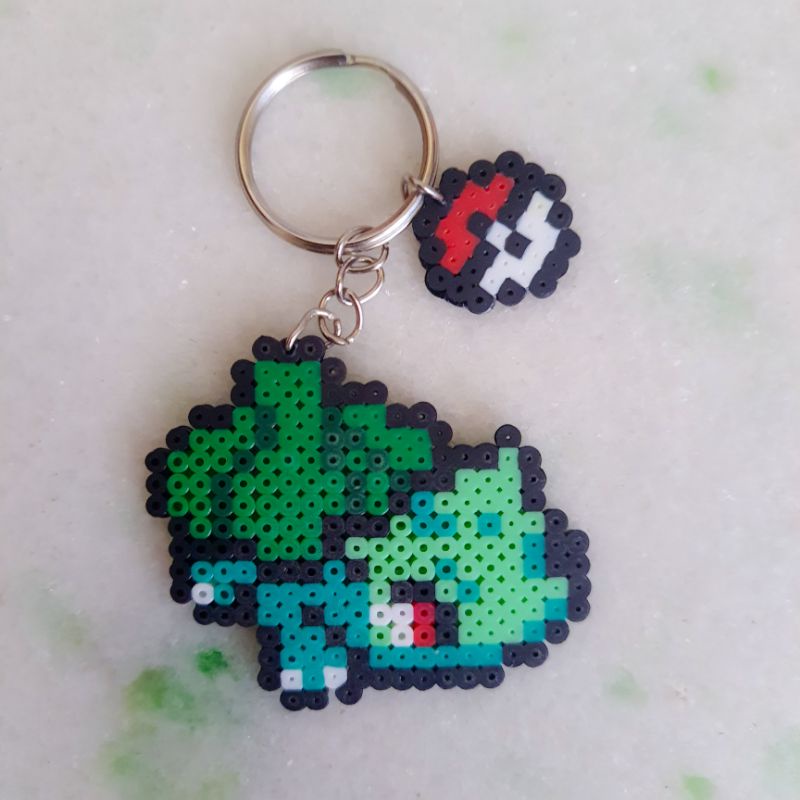 Bulbasaur Pokébola Chaveiro Pixel Art Shopee Brasil