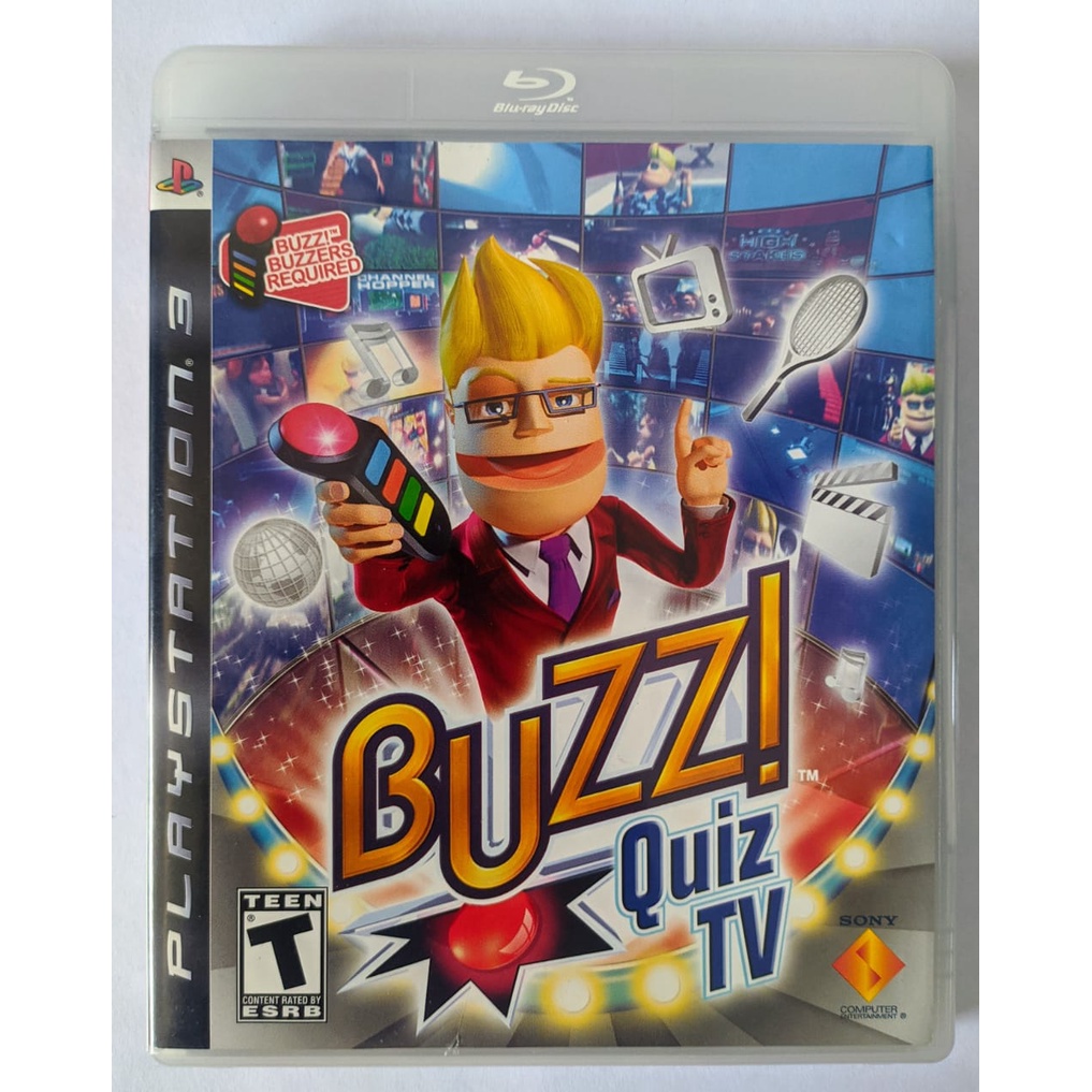 Buzz Quiz TV ps3 Original Mídia Física - Pronta Entrega | Shopee Brasil