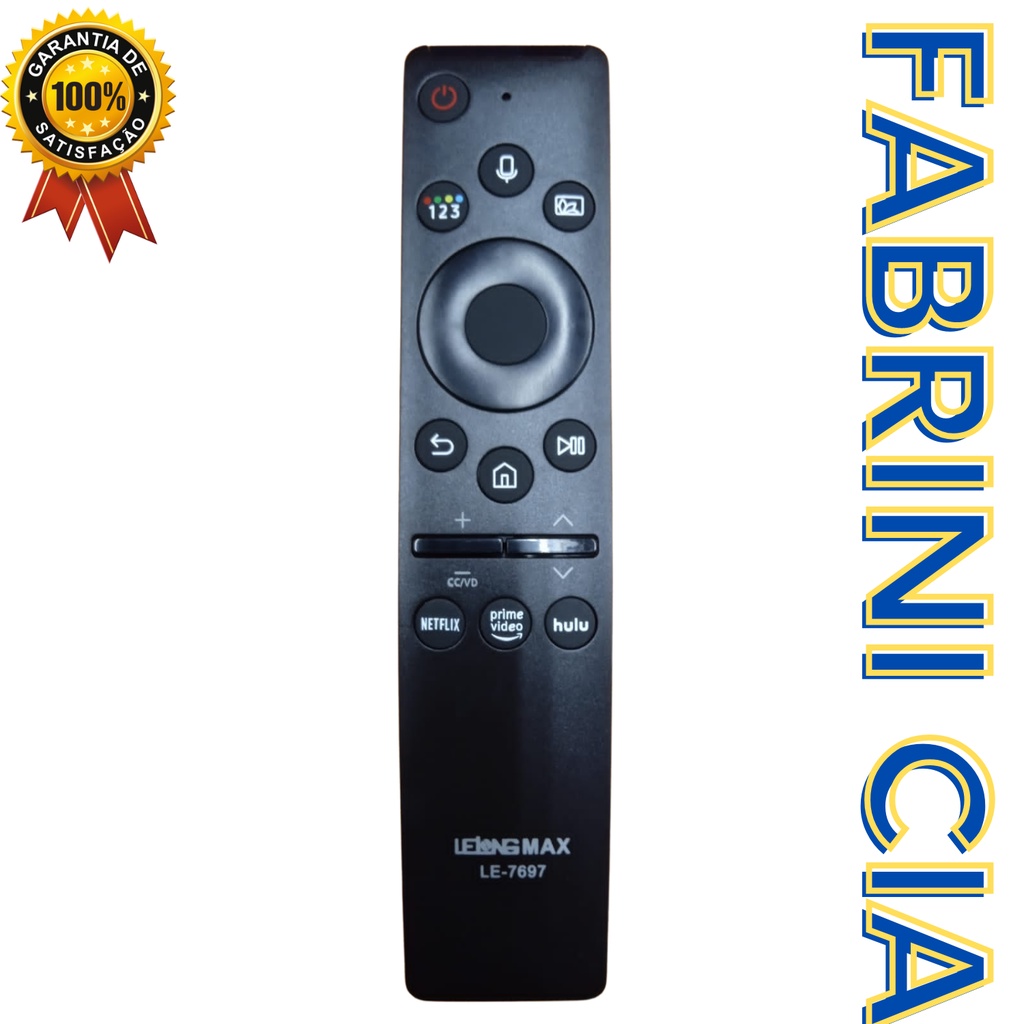 Controle Remoto Compatível Tv Samsung 4k com Comando de voz e Função ...