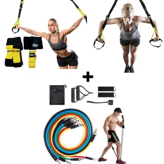 Kit TRX Fita Treino Funcional Suspenso Pilates Casa Academia