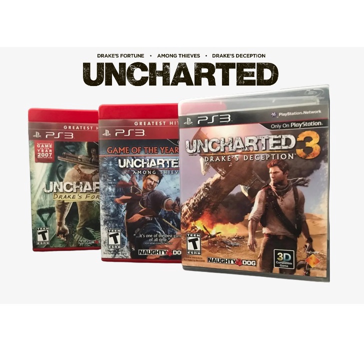 Uncharted 3 - Jogo PS3 Mídia Física