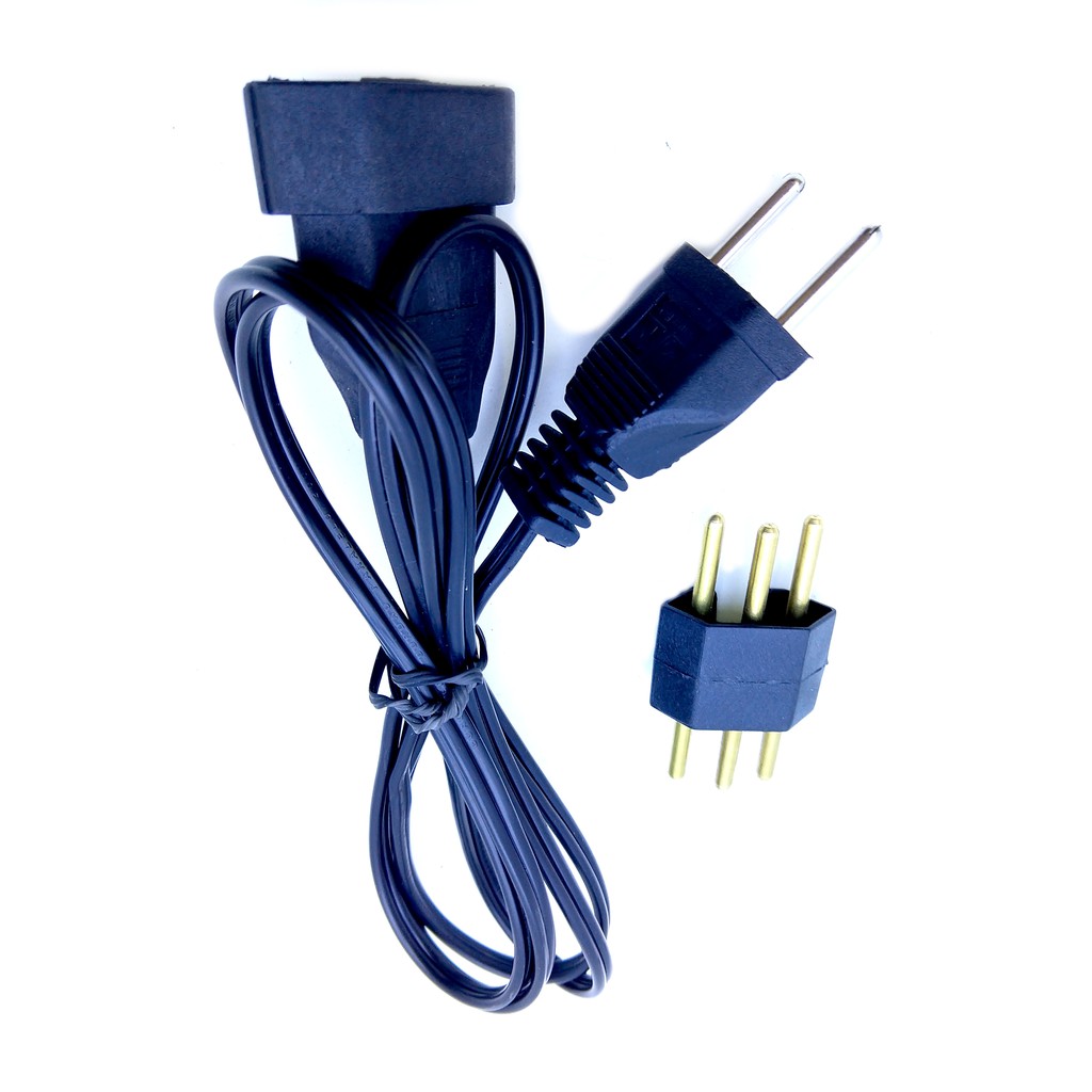 Cabo 2 5mm2 x2 m f adaptador 6 pinos p liga o auto transformador