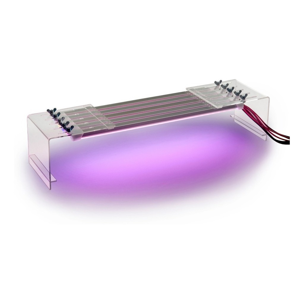 Luminária 27 Watts Led 5 Cores Para Aquário Plantado De 30cm