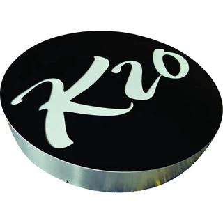 Luminoso - Para Lojas E Comércios - Aço Inox - 50cm.