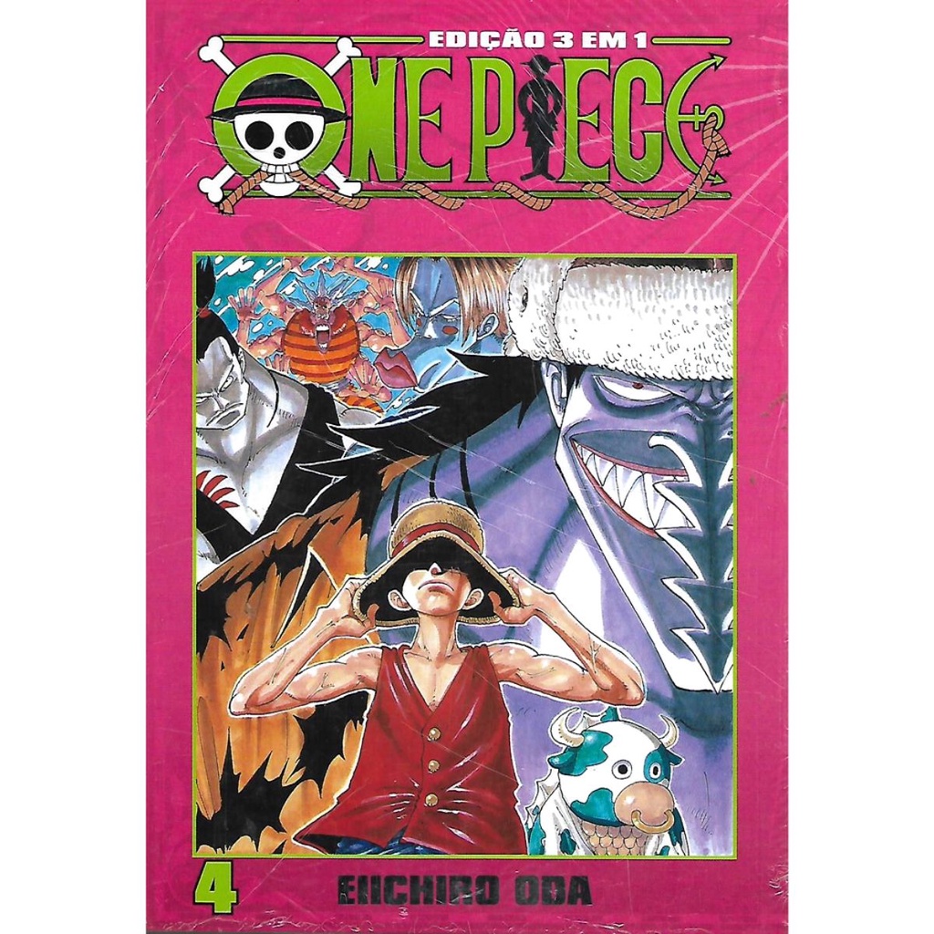 One Piece 3 em 1 - 04, de Oda, Eiichiro. Editora Panini Brasil