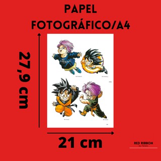 Pôsteres - Cartazes A4 Papel Fotográfico - DRAGON BALL Z - Saga Majin Boo