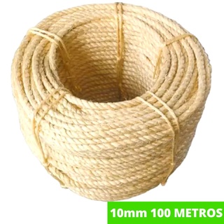 Corda de Sisal 10mm 40 Metro Cor Natural for Artesanato and Amarrações in  Geral - AliExpress