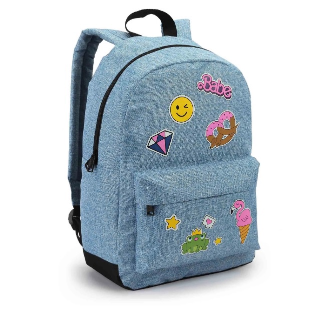 Mochila Estampada Badcat Galáxia Azul - Compre agora