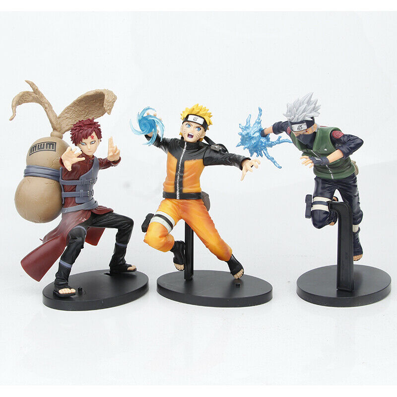 conjunto de 5 sellos de naruto gaara kakashi ha - Comprar Figuras