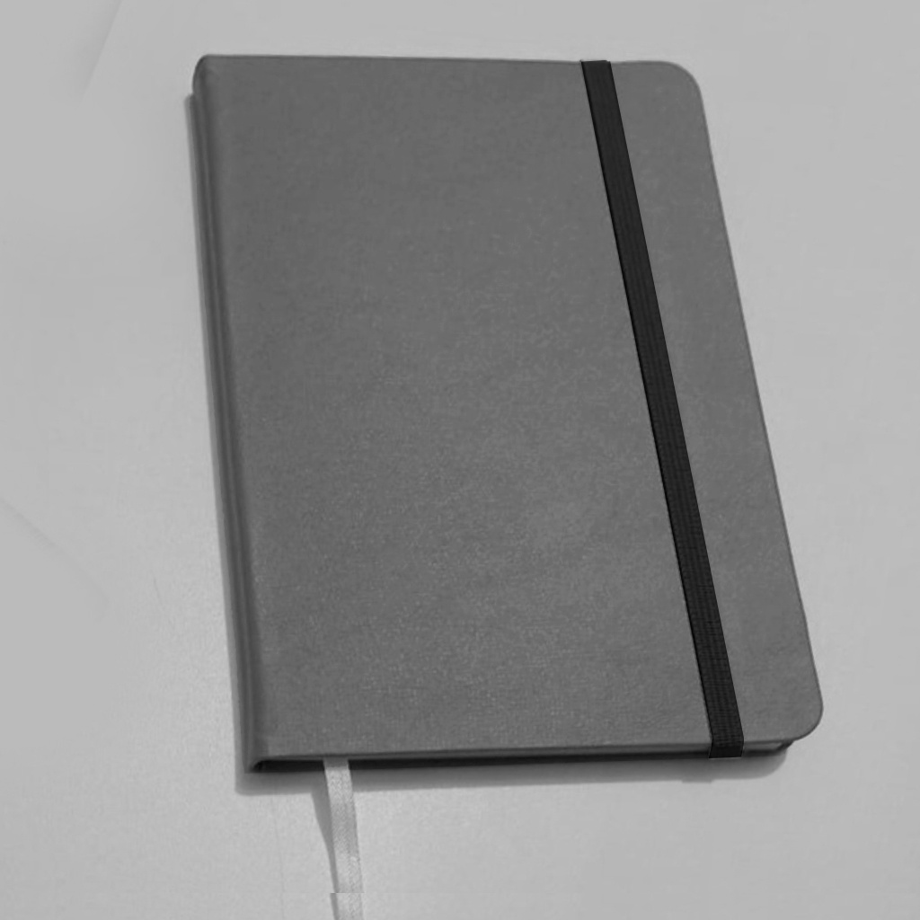 Caderno tipo moleskine para anotação ou desenho várias cores