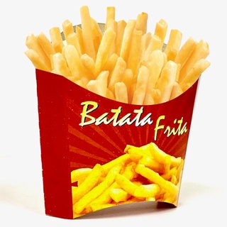 Embalagem Caixa de Batata Frita - 150gr  Preta - Soller Embalagens -  Referência em Santa Catarina