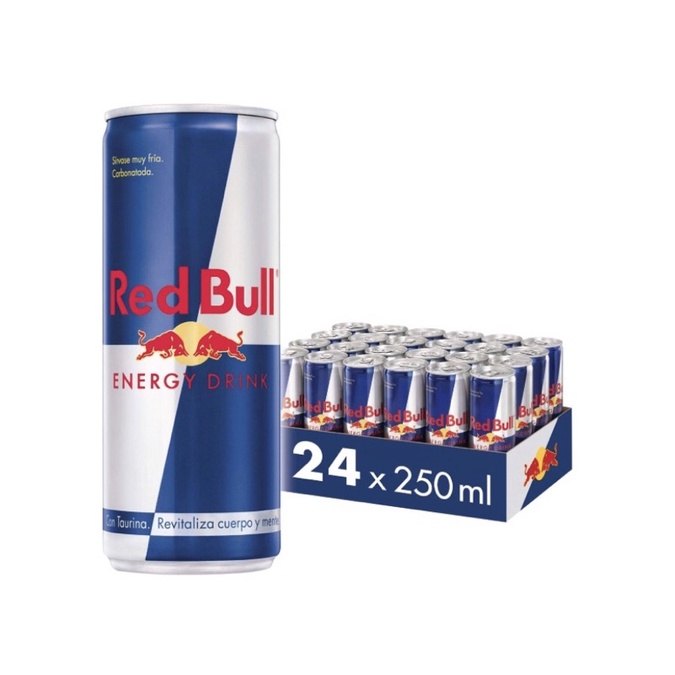 Energético Red Bull Energy Drink Tradicional 250ml Pack 24 Latas