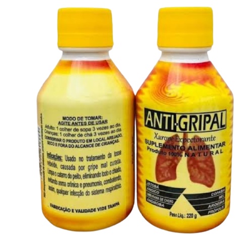 Xarope Antigripal Tosse Seca Resfriado Asma 7 Ervas 200ml