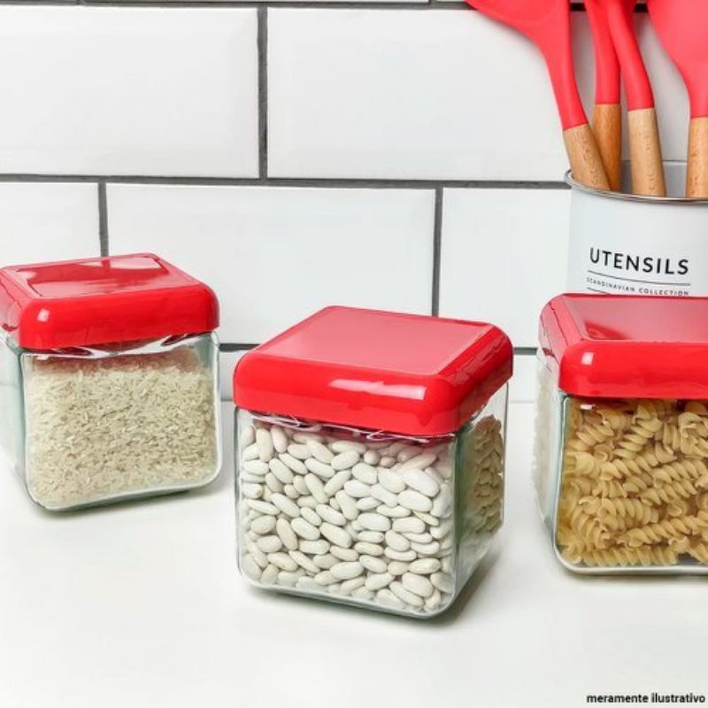 pote de vidro invicta multiuso 750ml pote para colocar alimentos ...